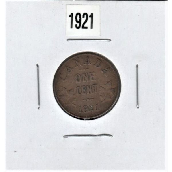 1921 Canadian One Cent