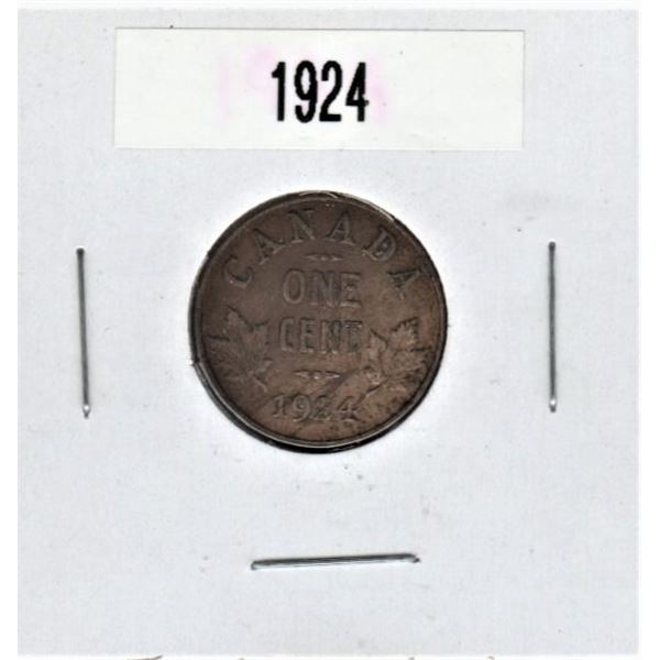 1924 Canadian One Cent