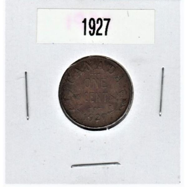 1927 Canadian One Cent