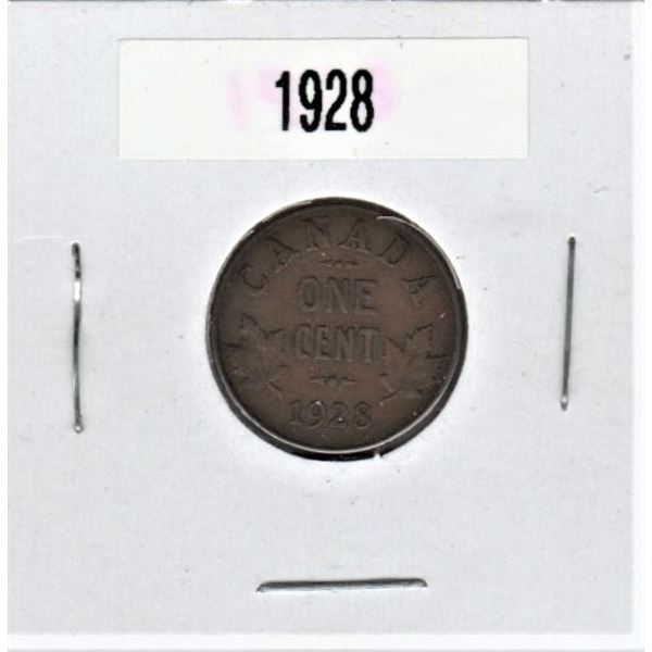 1928 Canadian One Cent