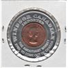 Image 2 : 1963 Canadian One Cent - NO E/WISKY/Windsor Canadian Rye