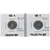 Image 1 : 1968 Canadian Ten Cent Coins - Both PL67 - Canadian Mint - Philadelphia Mint