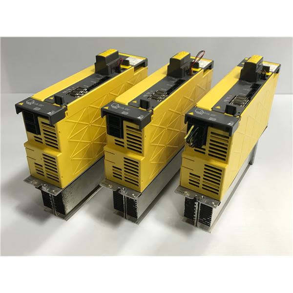 (3) Fanuc #A06B-6124-H209 Servo Amplifier Module
