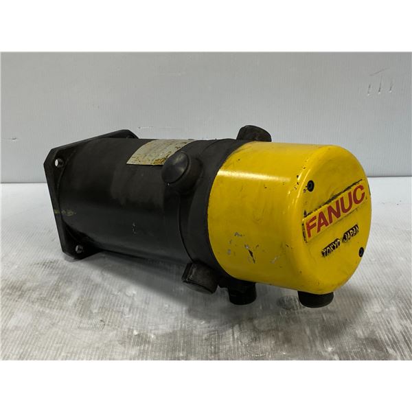 Fanuc Motor With Worn Tags