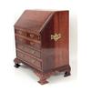 Image 3 : A MAHOGANY MINIATURE CHIPPENDALE-STYLE SLANT FRONT DESK
