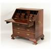 Image 5 : A MAHOGANY MINIATURE CHIPPENDALE-STYLE SLANT FRONT DESK