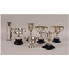 Image 1 : A GROUP OF SEVEN SMALL STERLING SILVER GOLF TROPHIES