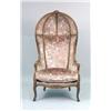 Image 3 : A BONNET TOP UPHOLSTERED ARMCHAIR