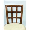 Image 4 : A SET OF SIX HENREDON OAK LATTICE-BACK UPHOLSTERED SEAT SIDE CHAIRS