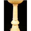 Image 3 : A CARVED VICTORIAN ALABASTER LAMP