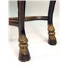 Image 4 : A MAHOGANY PARCEL-GILT CARVED CONSOLE TABLE