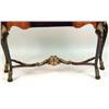 Image 5 : A MAHOGANY PARCEL-GILT CARVED CONSOLE TABLE