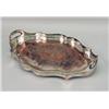 Image 4 : TWO SILVER-PLATED OVAL TRAYS