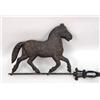 Image 3 : A DIMINUTIVE CAST IRON TROTTING HORSE WEATHER VANE