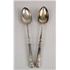 Image 3 : A GROUP OF STERLING SILVER FLATWARE SERVING PIECES