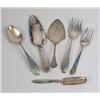 Image 5 : A GROUP OF STERLING SILVER FLATWARE SERVING PIECES
