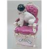 Image 1 : A STAFFORDSHIRE FIGURAL PORCELAIN COVERED BOX