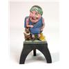 Image 3 : A PAIR OF PAINTED METAL PUNCH AND JUDY ANDIRONS