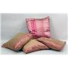 Image 1 : A GROUP OF FOUR ASSORTED DOWN-FILLED DECORATIVE PILLOWS