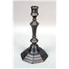 Image 2 : THREE CONTEMPORARY PEWTER CANDLESTICKS