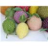 Image 2 : A LARGE ASSORTMENT OF BEADED VELVET FRUIT
