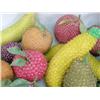 Image 3 : A LARGE ASSORTMENT OF BEADED VELVET FRUIT