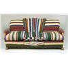 Image 3 : A MEXICAN SERAPE-UPHOLSTERED RATTAN SOFA