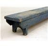 Image 5 : A NEW MEXICO-STYLE BLUE-PAINTED BENCH
