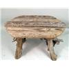 Image 6 : A RUSTIC BLEACHED DRIFTWOOD AND PINE TABLE