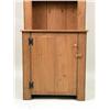 Image 3 : A CONTEMPORARY RED-STAINED PINE BOOKCASE