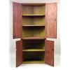 Image 4 : A CONTEMPORARY PINE ROUND-BACKED CORNER CUPBOARD