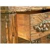 Image 7 : A LARGE ORNATELY CARVED AND STAINED OAK BLACK FOREST-STYLE CHEST OF DRAWERS