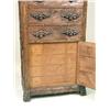Image 8 : A LARGE ORNATELY CARVED AND STAINED OAK BLACK FOREST-STYLE CHEST OF DRAWERS