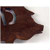 Image 2 : A PATINATED METAL PIG-FORM ADVERTISING SIGN