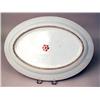Image 3 : A CHINESE CERAMIC OVAL PLATTER AND CIRCULAR COVERED BOWL