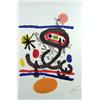 Image 2 : A FRAMED JOAN MIRO POLYCHROME ABSTRACT LITHOGRAPH