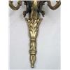 Image 5 : A PAIR OF GEORGIAN-STYLE BRONZE THREE-LIGHT SCONCES