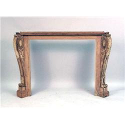 AN ASSEMBLED NEOCLASSICAL-STYLE PINE MANTLE