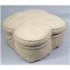 Image 1 : A CLOVER-SHAPED UPHOLSTERED OTTOMAN