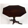 Image 4 : A FEDERAL OCTAGON-TOP MAHOGANY NEW YORK CANDLE STAND
