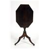 Image 6 : A FEDERAL OCTAGON-TOP MAHOGANY NEW YORK CANDLE STAND