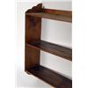 Image 3 : A PINE DOVETAILED THREE-TIER SHELF