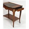 Image 6 : A LOUIS XV-STYLE LEATHER-TOP SIDE TABLE