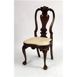A KINDEL PHILADELPHIA COMPASS SEAT SIDE CHAIR WITH SHELLS