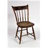 Image 2 : SIX STENCILED YELLOW THUMBBACK WINDSOR CHAIRS