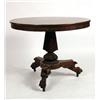 Image 2 : A PHILADELPHIA EMPIRE CARVED TILT TOP CENTER TABLE