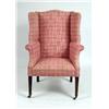 Image 4 : A GEORGE III WING CHAIR