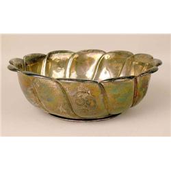 A STERLING SILVER SWIRL-DECORATED TIFFANY AND CO. BOWL