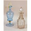Image 1 : TWO GLASS DECANTERS