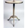 Image 11 : A MARBLE-TOPPED AND GALLERIED CANDLESTAND